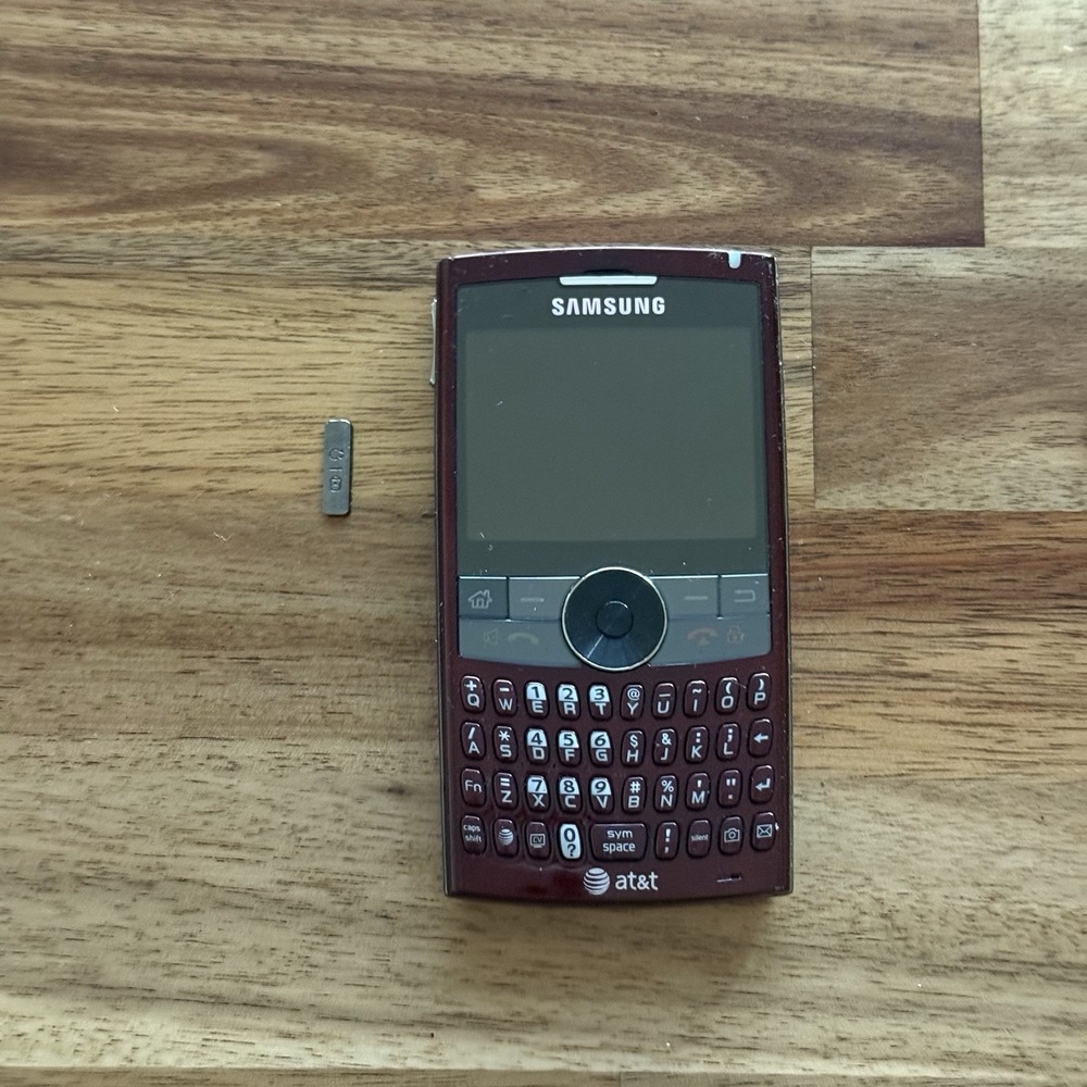 Samsung BlackJack II SGH-i617 2.4" TFT Display Keyboard AT&T Cell Phone Untested